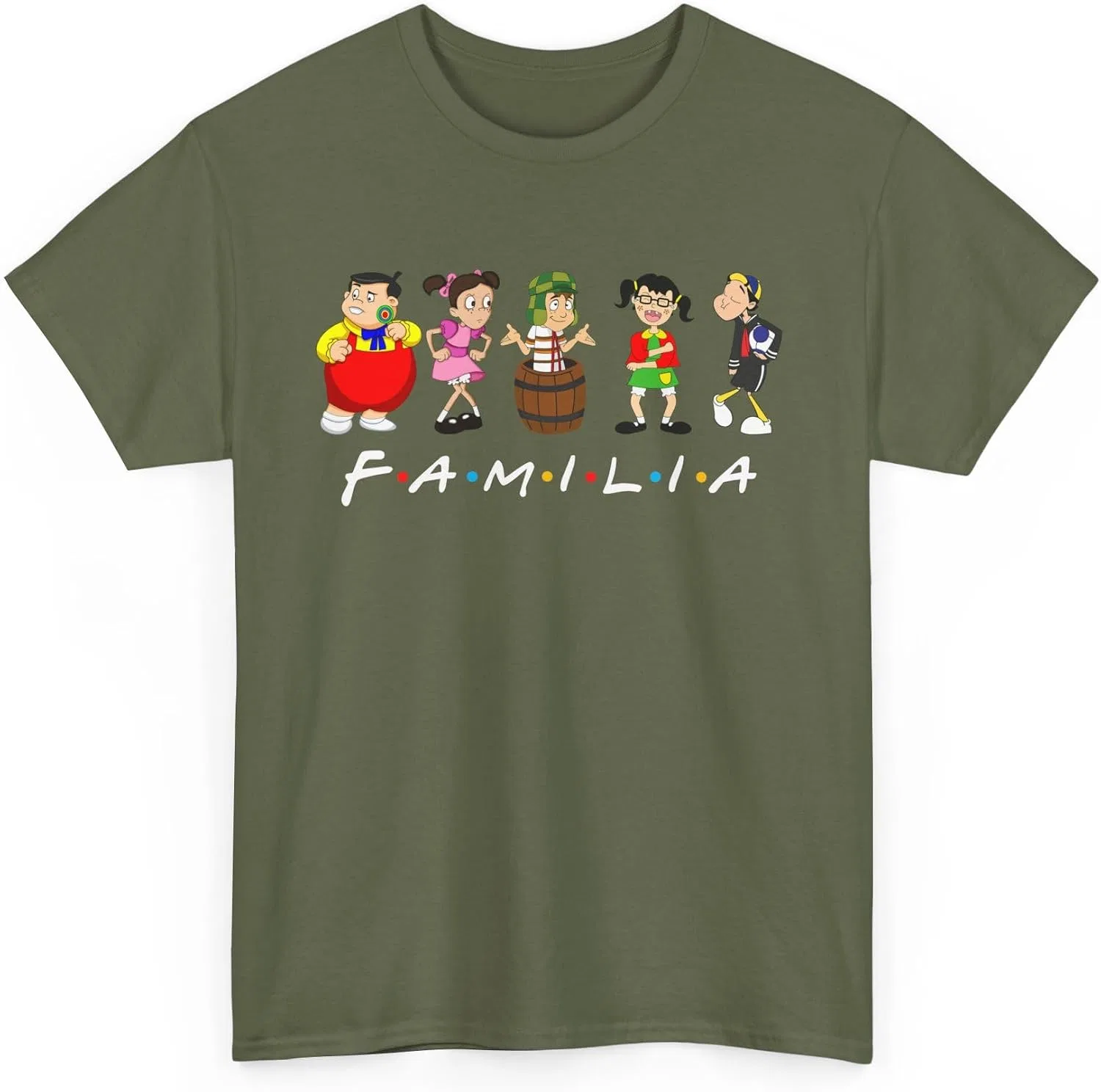 Футболка heavy cotton Gildan 5000, Military Green — фото 3