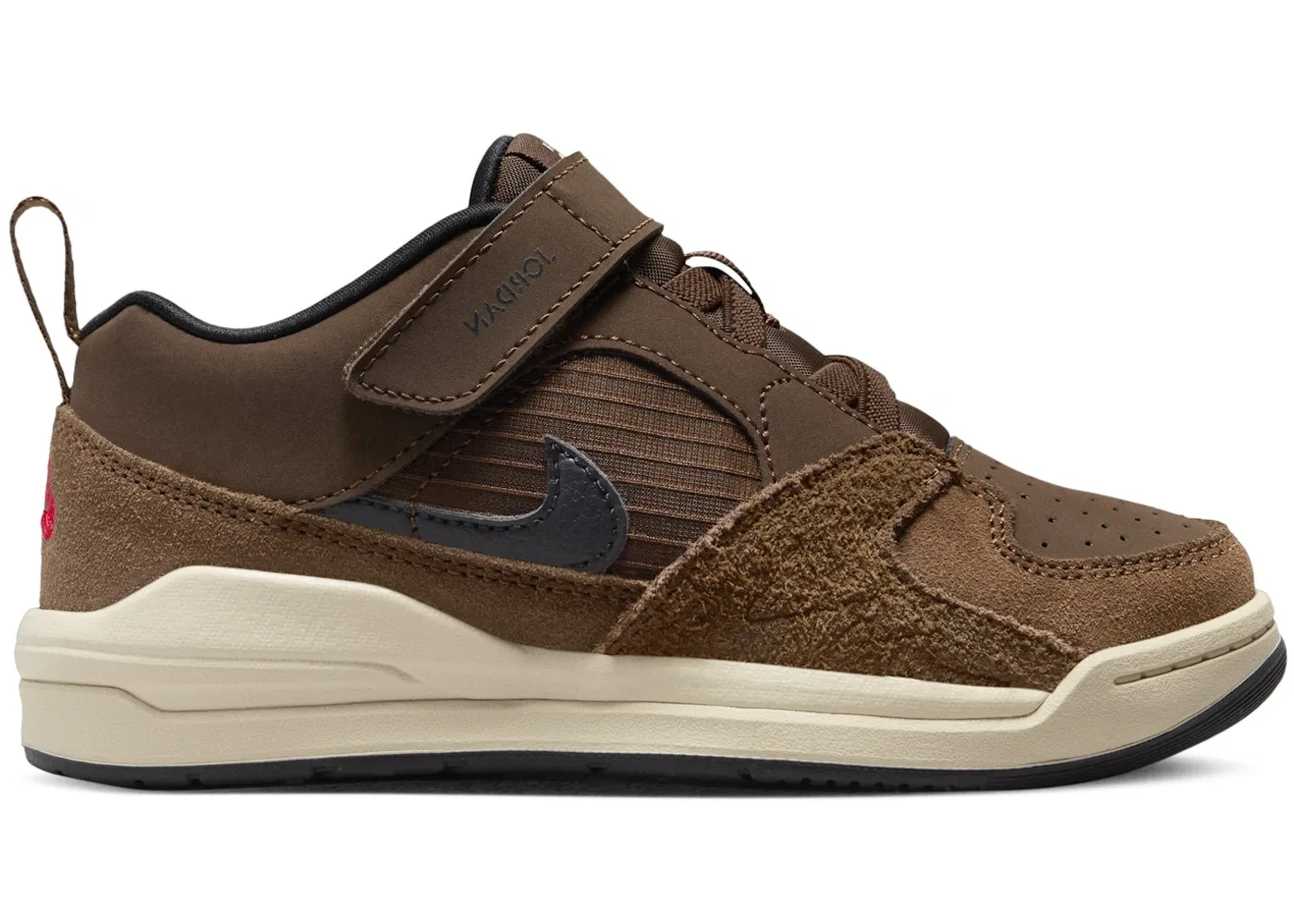 Детские кроссовки Lifestyle Jordan Stadium 90 Jordan, Cacao Wow/Black/University Red/Sanddrift