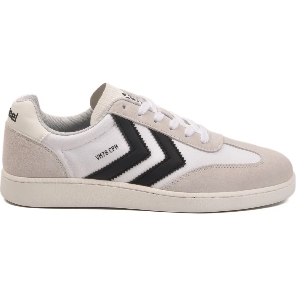 Детские спортивные кроссовки без шнуровки VM78 Cph Rs Hummel, White Black — фото 3