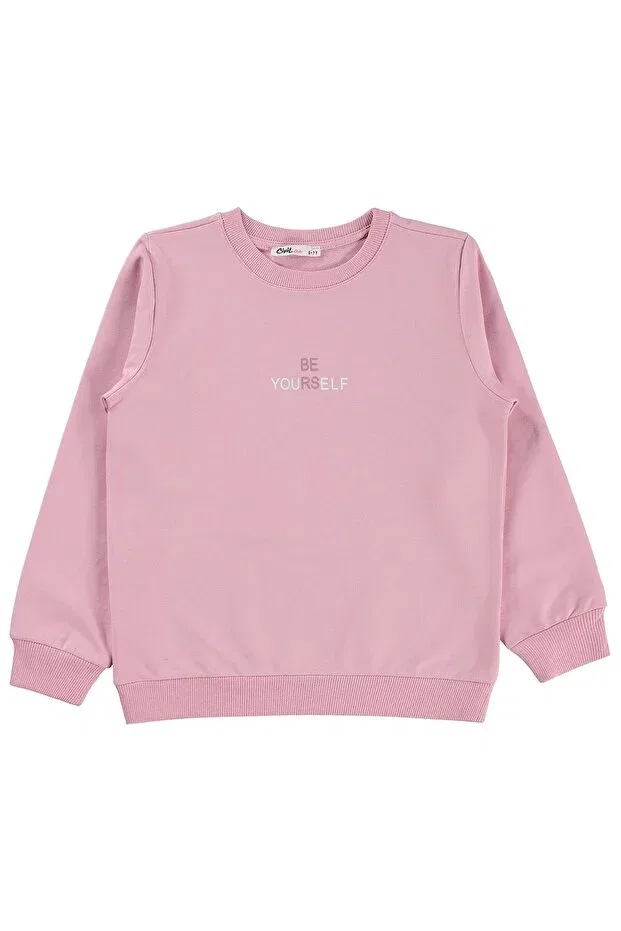 Детские свитшот для девочек с длинным рукавом Civil Girls, Dark Pink