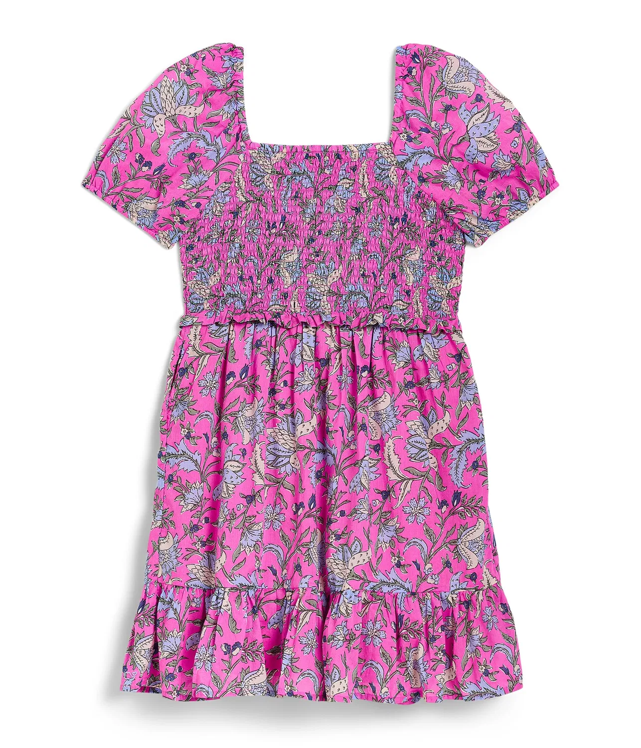 Платье Лена (для маленьких и больших детей) Vineyard Vines Kids, Emelia Floral Orchid — фото 2