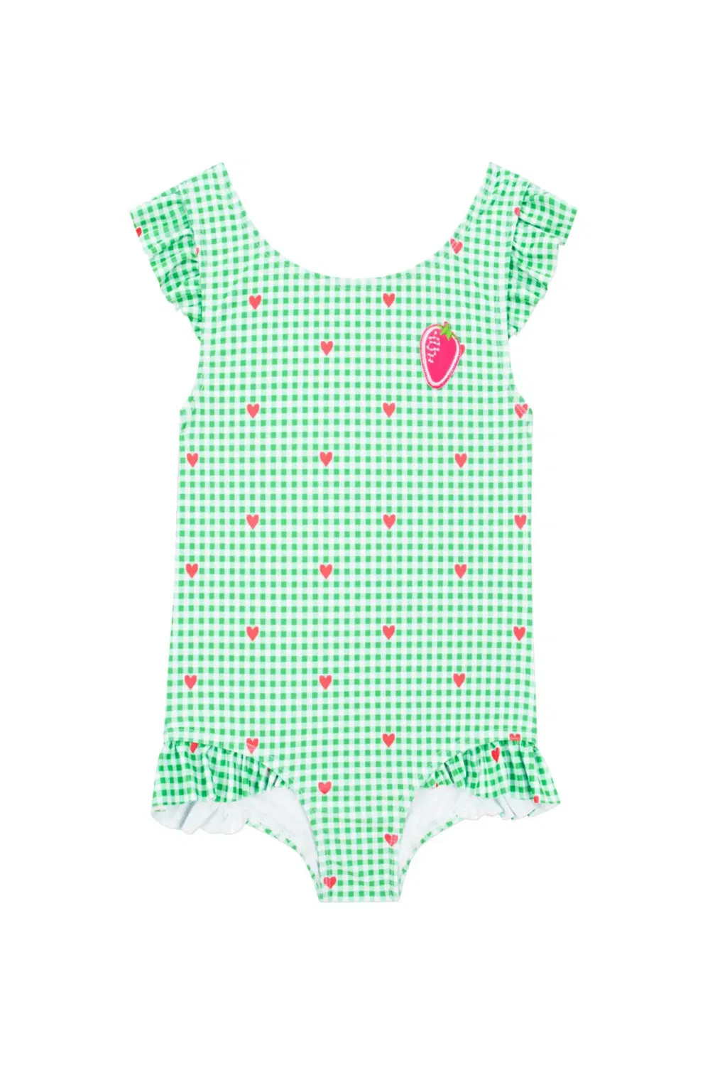 Детский купальник в клетку Harry Bear, Green