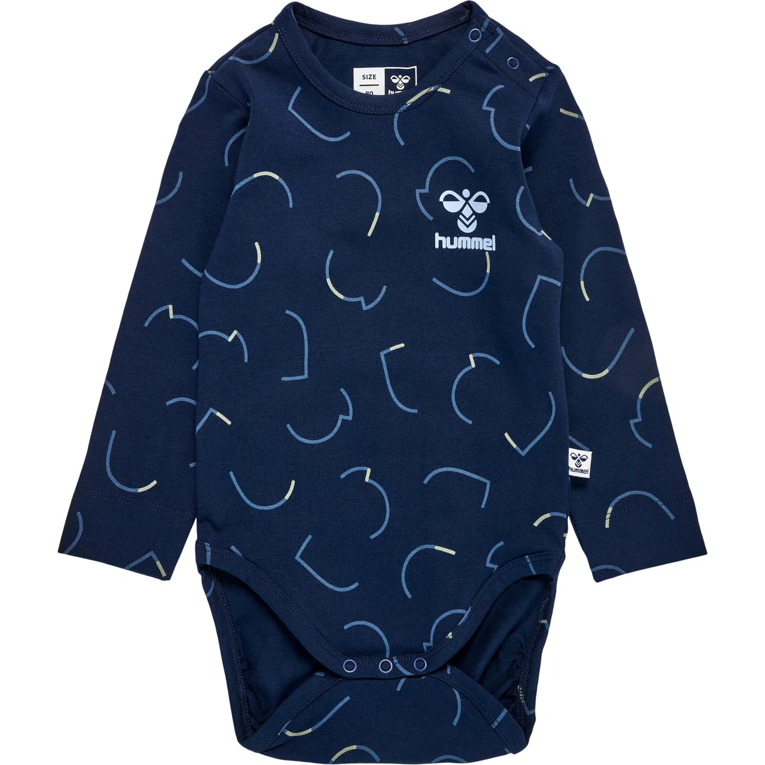Детский боди с длинным рукавом Obi Hummel, Blau