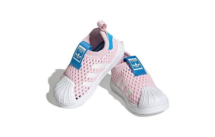 Детские кроссовки для малышей с низким верхом SUPERSTAR 360 2.0 Adidas Originals, Pink — фото 4