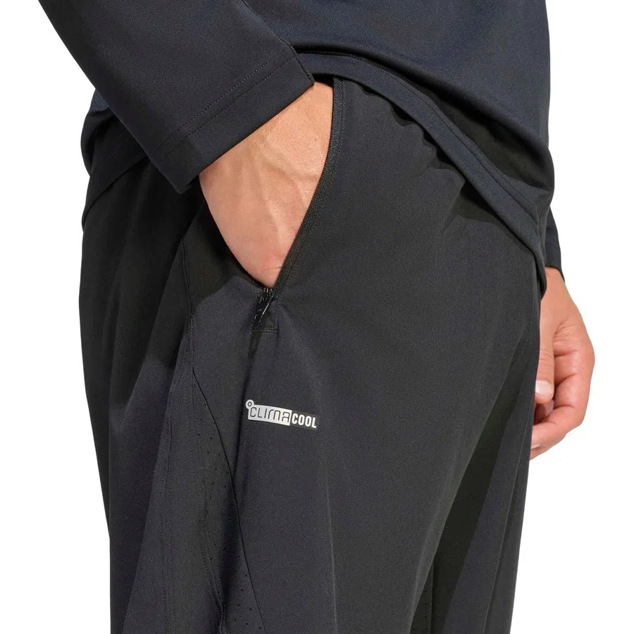 Спортивные брюки для бега и ходьбы Techess Pant adidas, Черный — фото 4