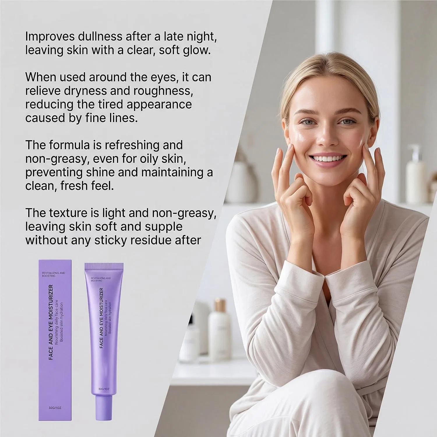 Увлажняющая крем для лица и глаз, Generisch, 30 г — фото 4