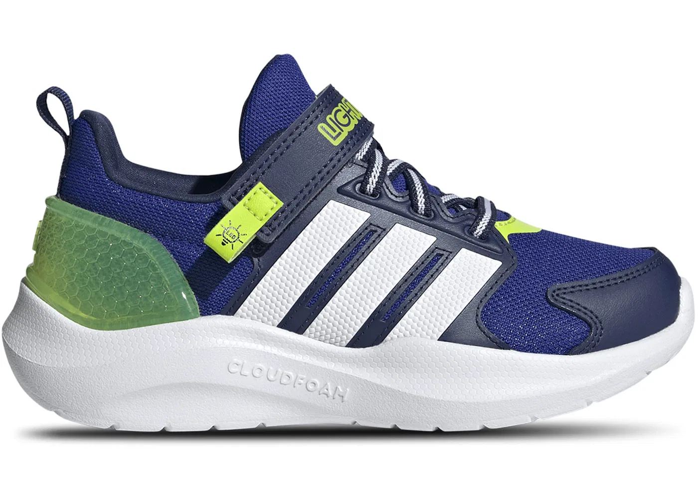 Детские кроссовки Lifestyle Lightorama Runner Adidas, Lucid Blue/Cloud White/Solar Slime