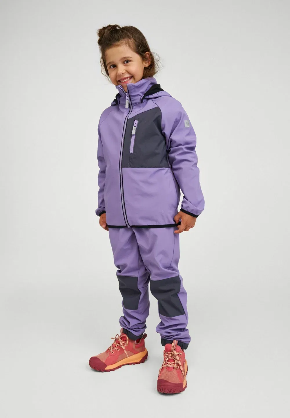 Hybridhose menoon унисекс - дождевые брюки Reima, Misty Violet