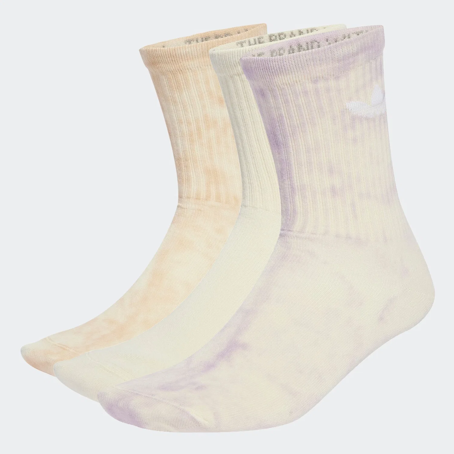 Мужские спортивные носки Tie Dye Crew Adidas Originals, Halo Blush/Silver Dawn/Cream White