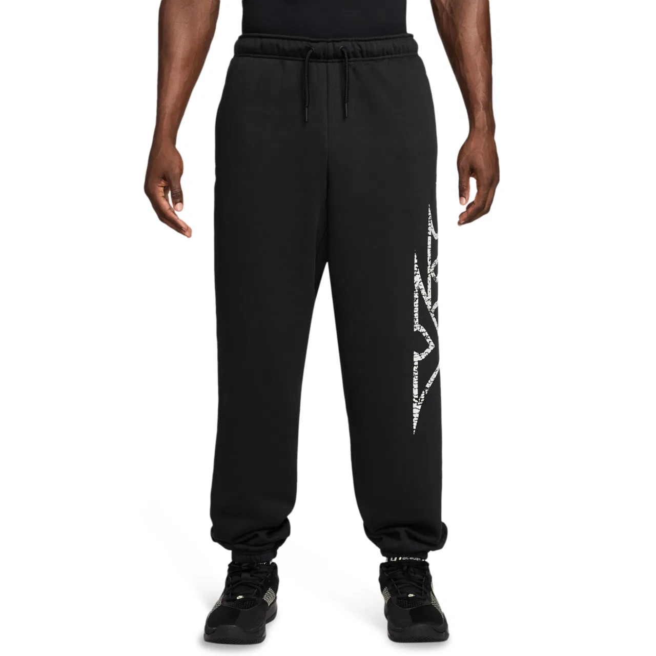 Мужские брюки из флиса Tech Fleece SI JA Nike, черный/серый
