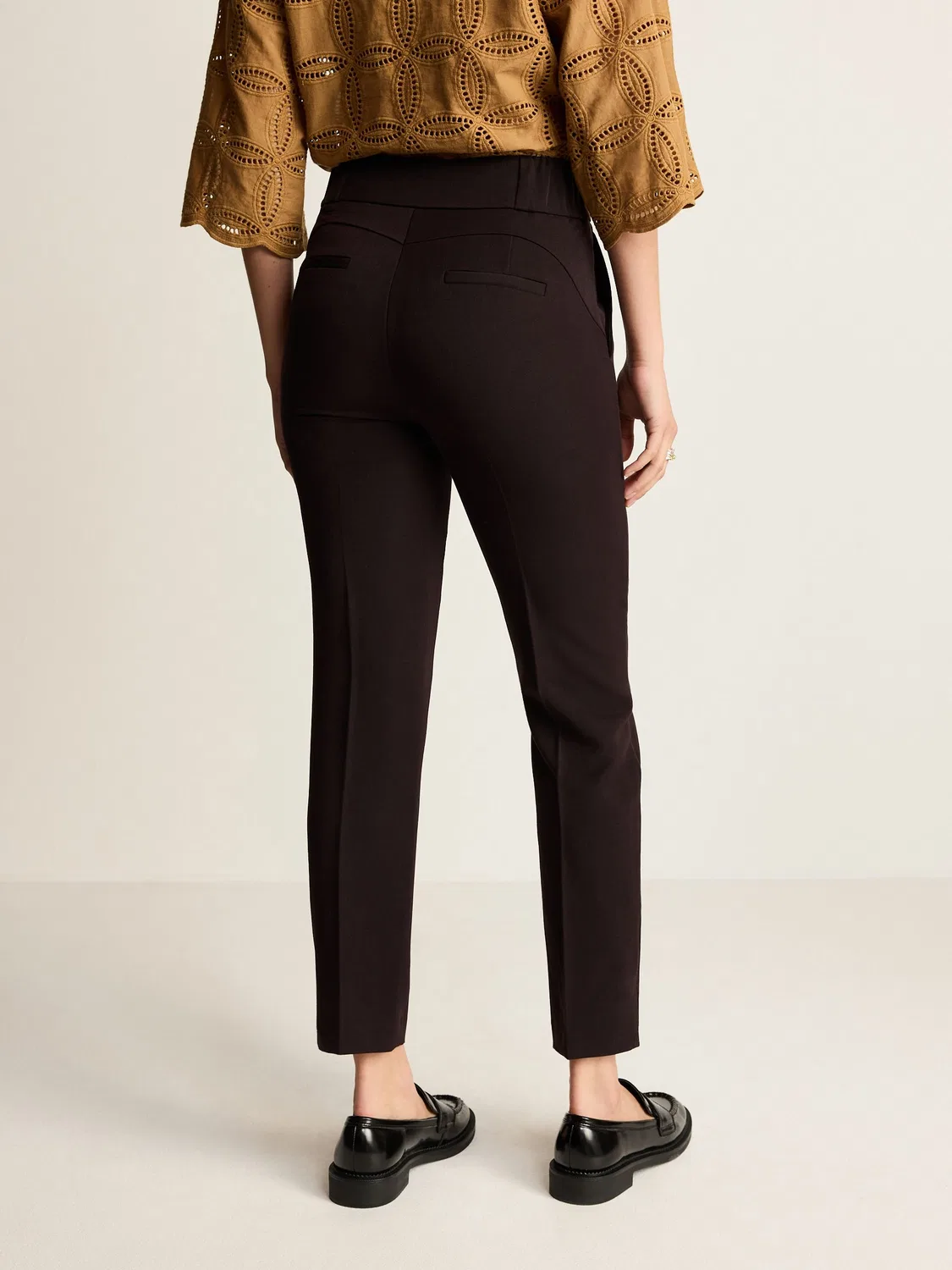 Брюки классические зауженные, Slim Fit Next, черный — фото 3