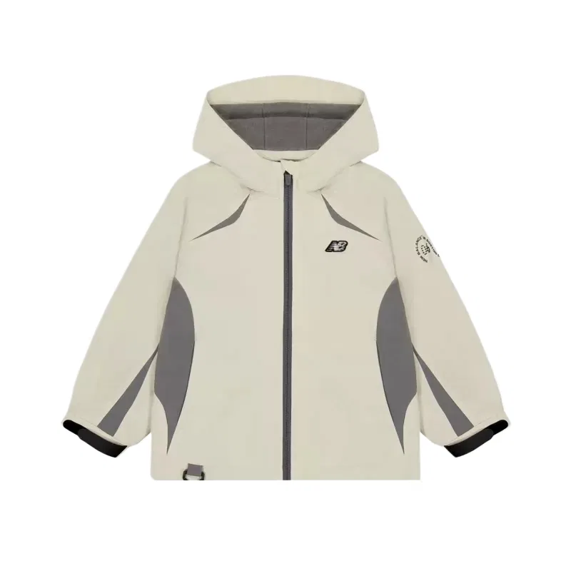 Детская куртка с капюшоном New Balance, Ecru
