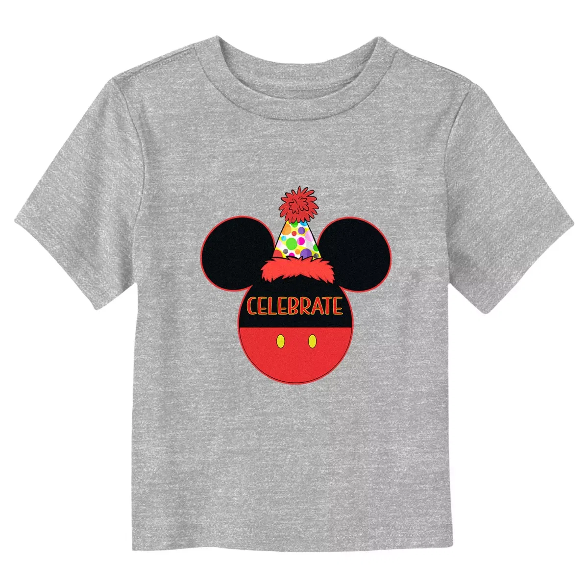 Детское футболка с принтом Mickey & Friends Mickey Mouse & Friends, Athletic Heather