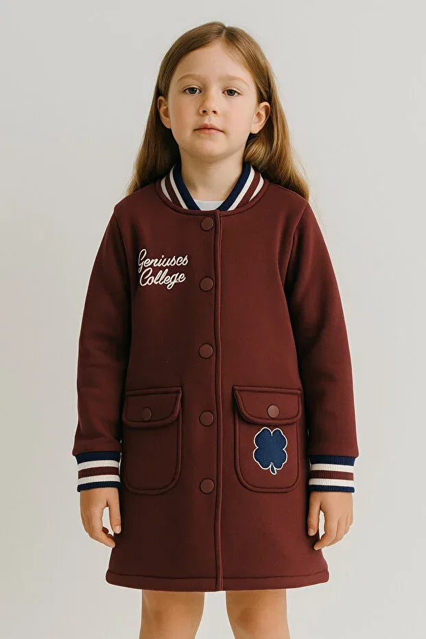 Детская куртка для девочек с длинным рукавом Rg Kidsstore, Burgundy