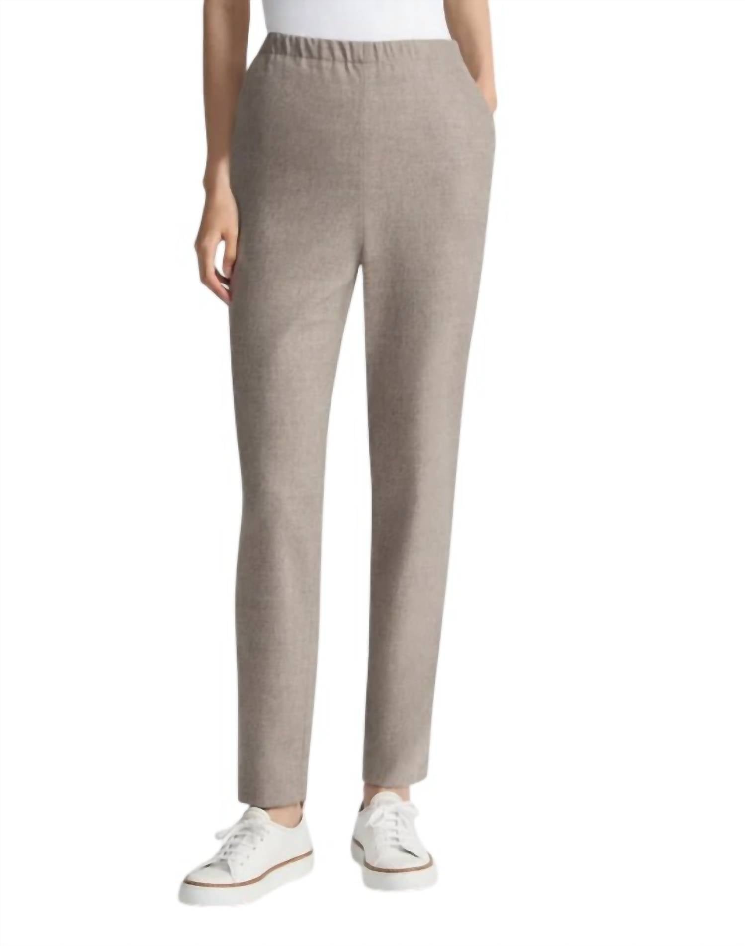 

Брюки Jones Flannel In Concrete Melange Lafayette 148