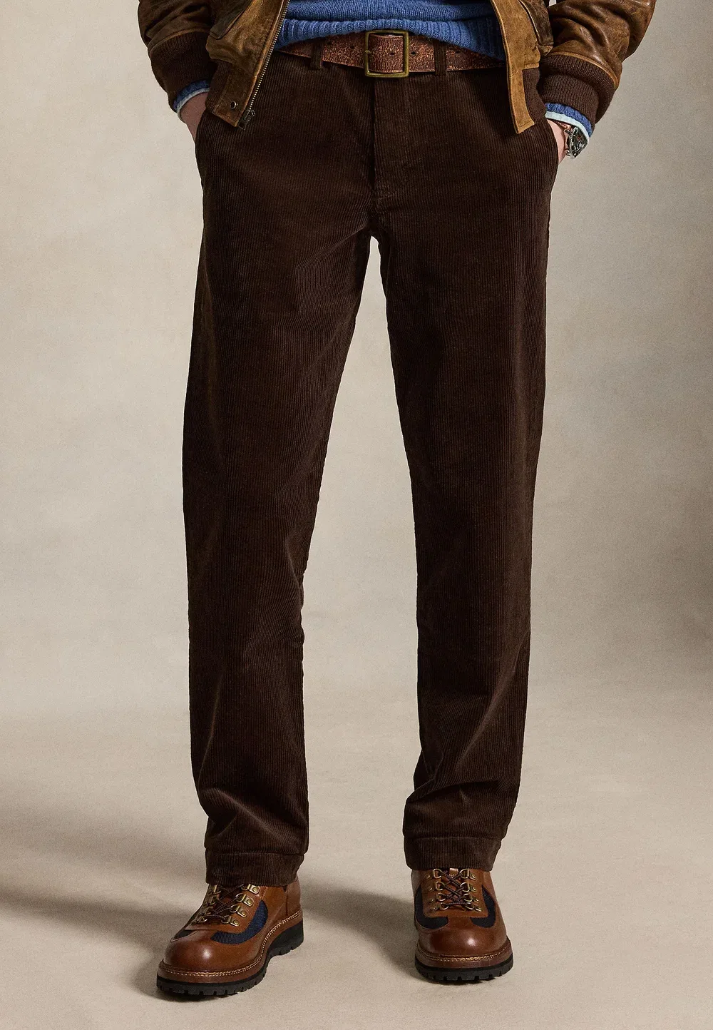 Брюки с плоским передним краем Polo Ralph Lauren, Dark Beech