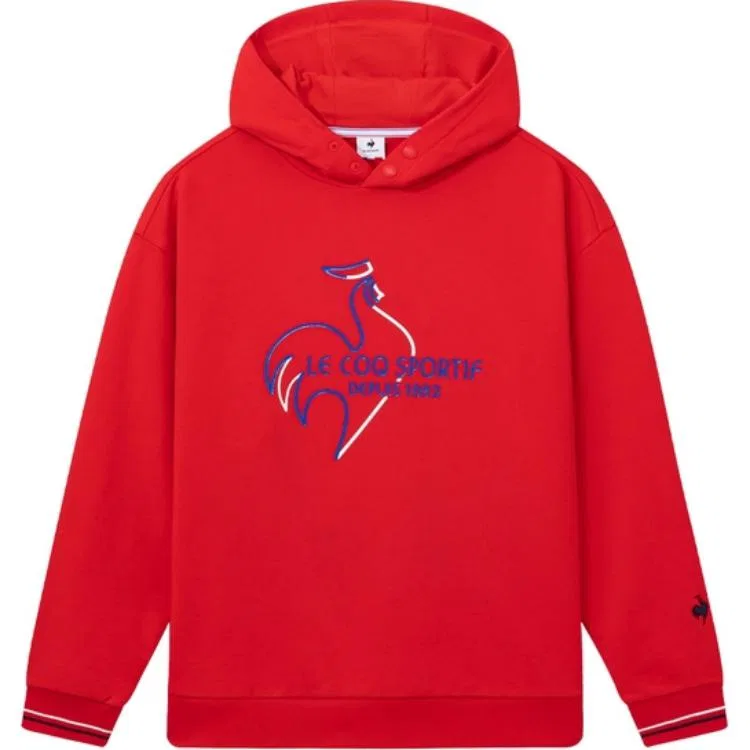 Детская толстовка унисекс с длинным рукавом Le Coq Sportif, Hunting Red