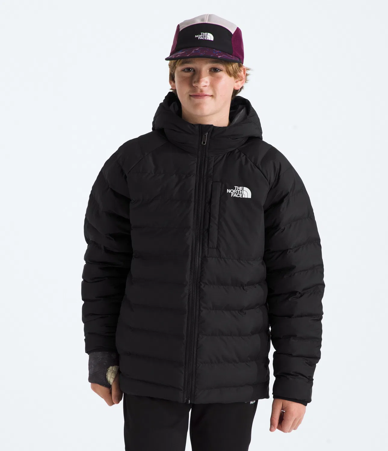 Двусторонняя утепленная куртка с капюшоном Reversible Perrito The North Face, Tnf Black/Smoked Pearl — фото 2