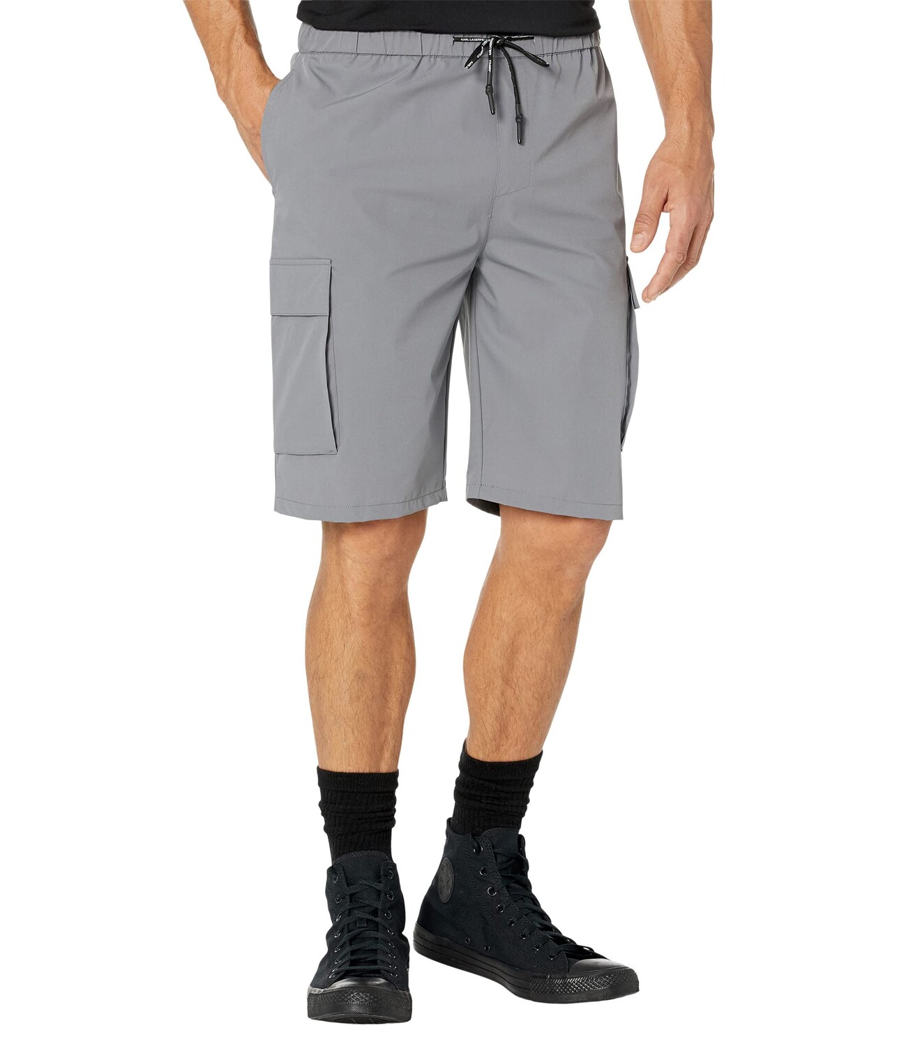 

Шорты Karl Lagerfeld Paris, Stretch Nylon Cargo Shorts