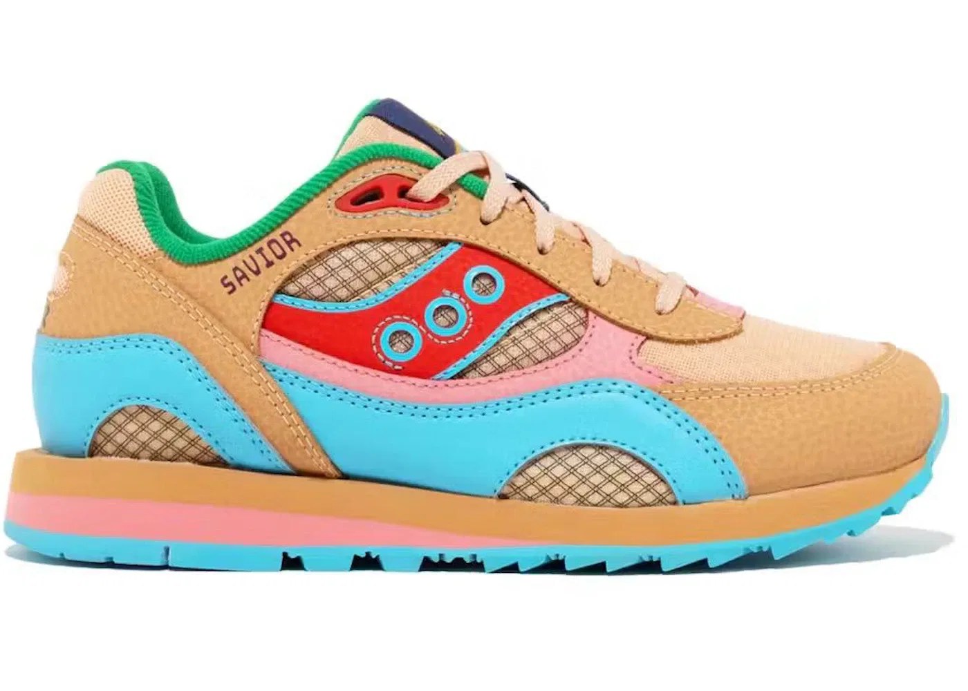 Детские кроссовки Lifestyle Saucony Shadow 6000, Tan/Pink