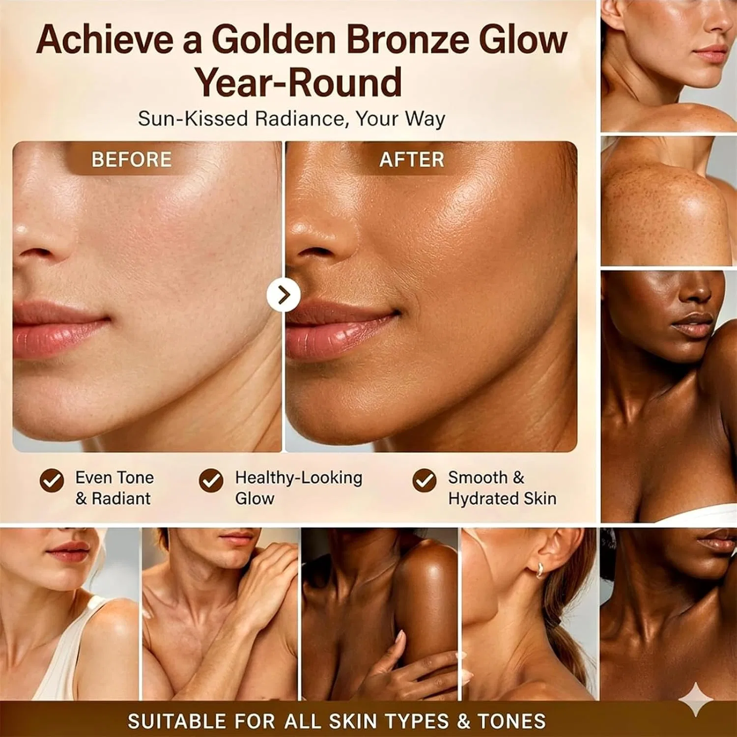 Патчи для загара PurevLab Sun Free Glow, 1 упаковка Generisch — фото 3