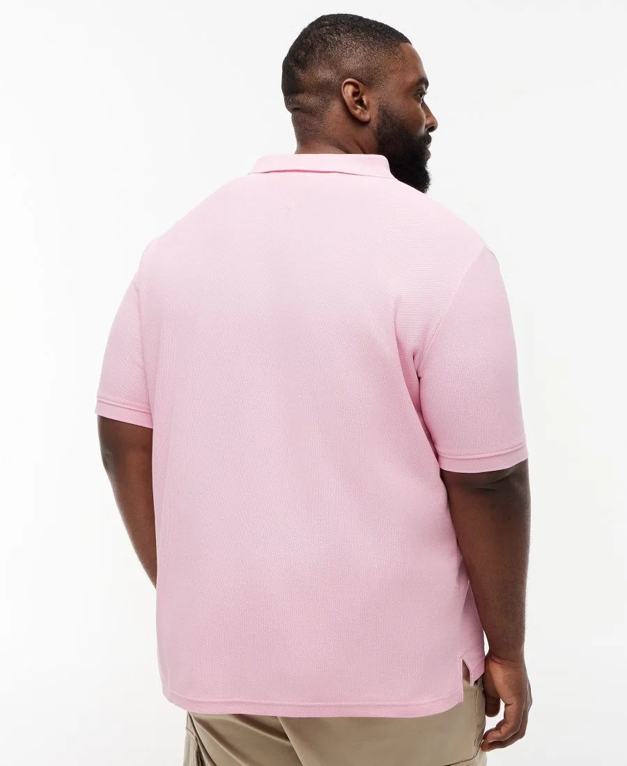 Мужская рубашка-поло Regular Fit Script Tommy Hilfiger, Classic Pink — фото 4
