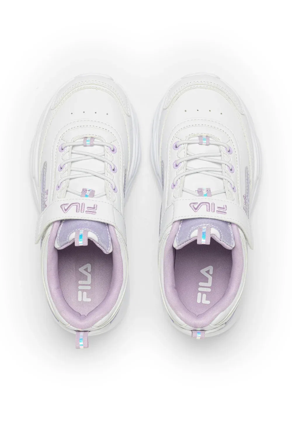 Тренеры Fila, White-Lavender Frost — фото 3