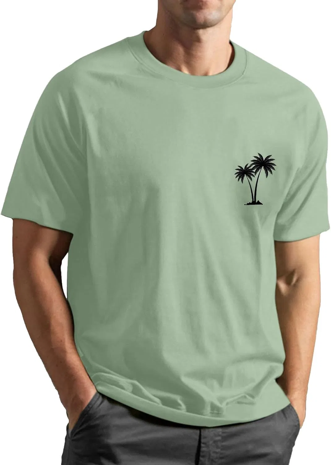 Мужская футболка с коротким рукавом, Mint Green