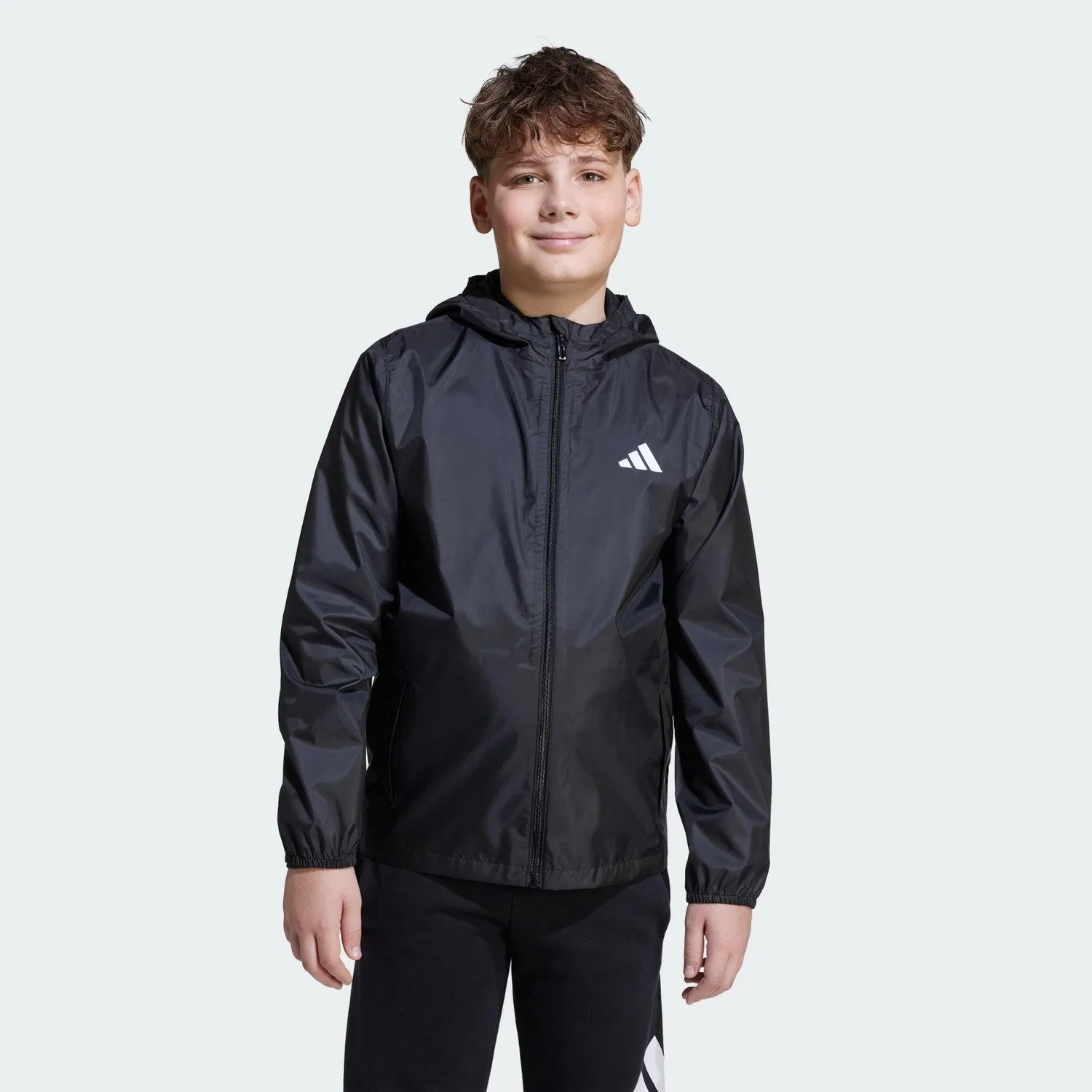 Детская непромокаемая куртка Regenjacke Adidas, Schwarz Weiss — фото 3