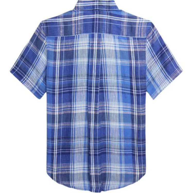 Детская рубашка с принтом Polo Ralph Lauren, Blue Multicolor — фото 3