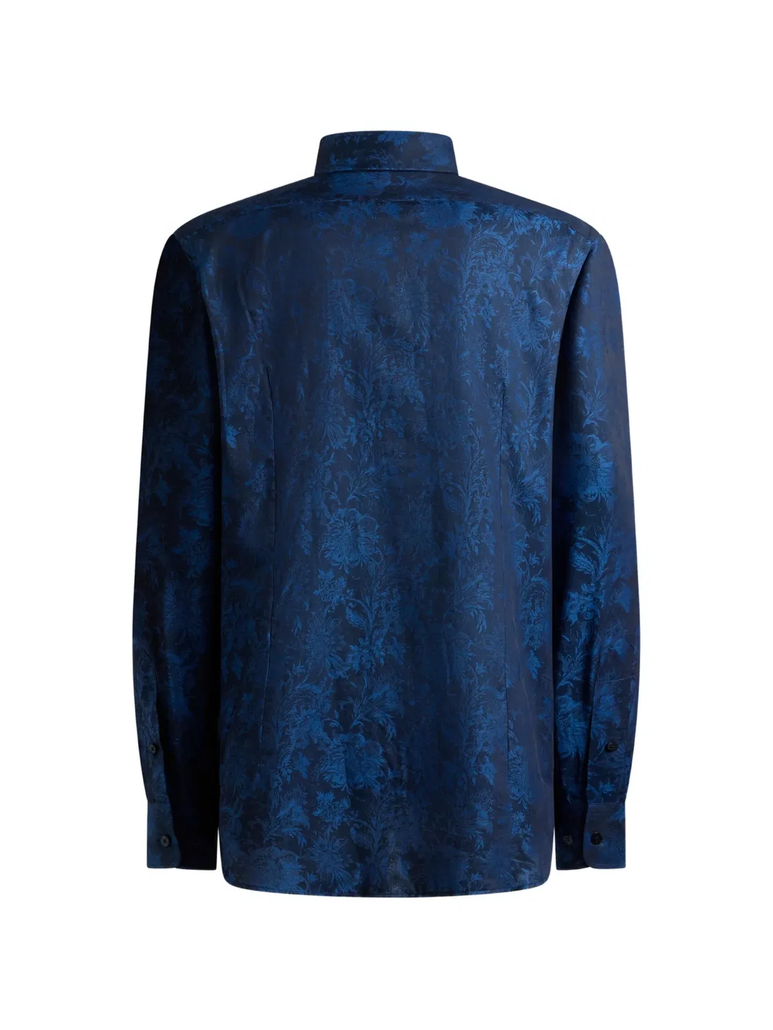 ETRO Рубашка из хлопкового жаккарда - синий — фото 2