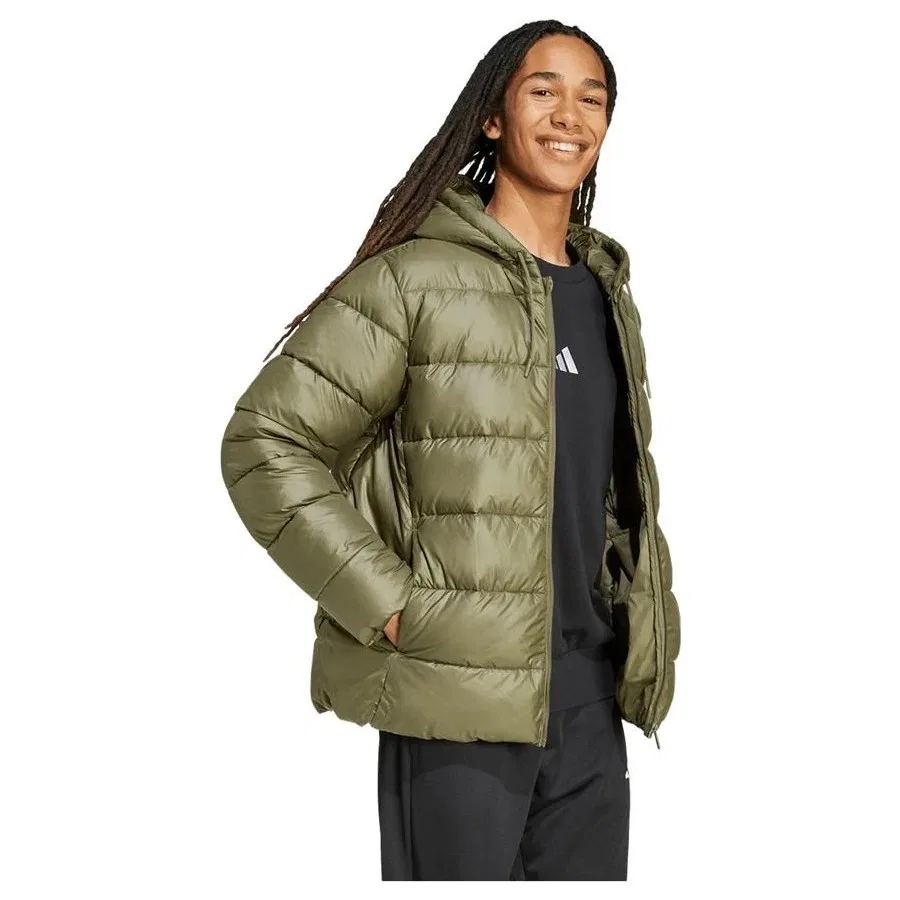 Мужская куртка с длинным рукавом Ess Sd Puf Hd J adidas, Зеленый — фото 4