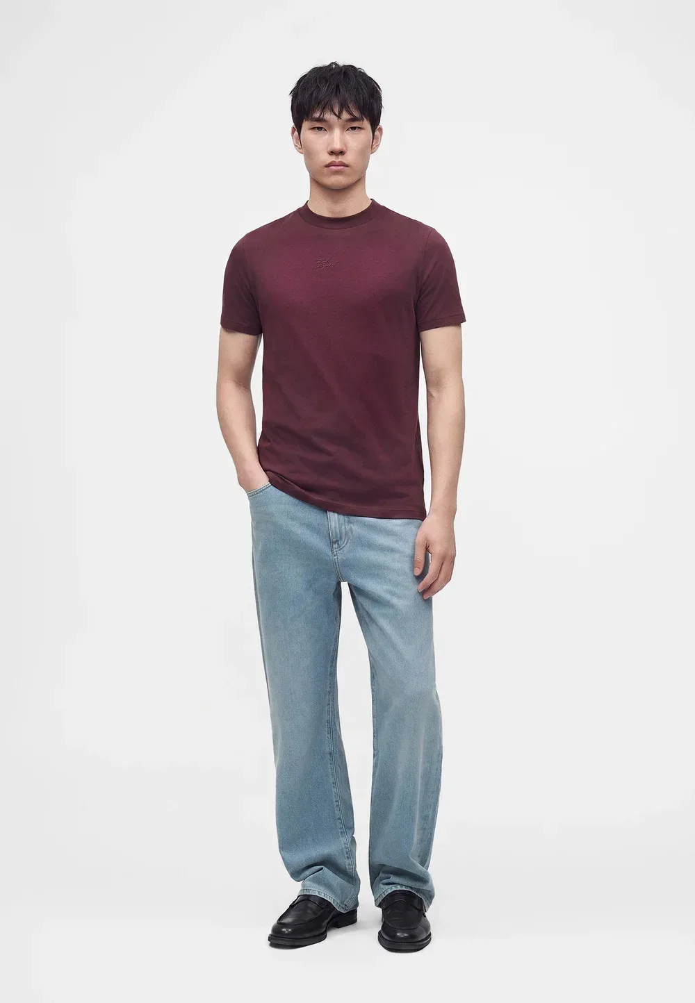 Свободные джинсы Lacoste, Washed Bleach — фото 2