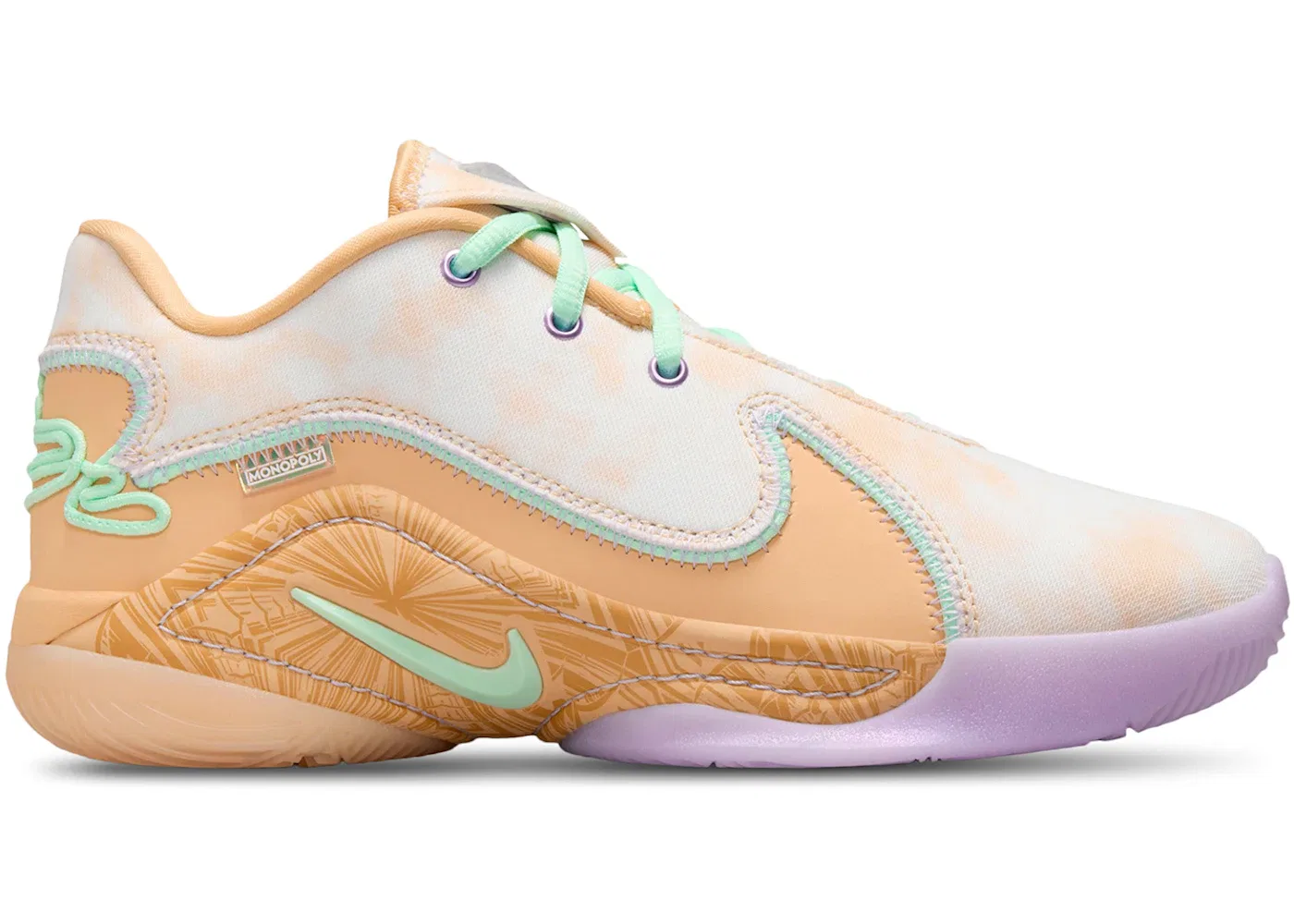 Детские кроссовки для мальчиков с высокой производительностью Nike LeBron 22 Nike, Celestial Gold/Glacier Blue/Baltic Blue