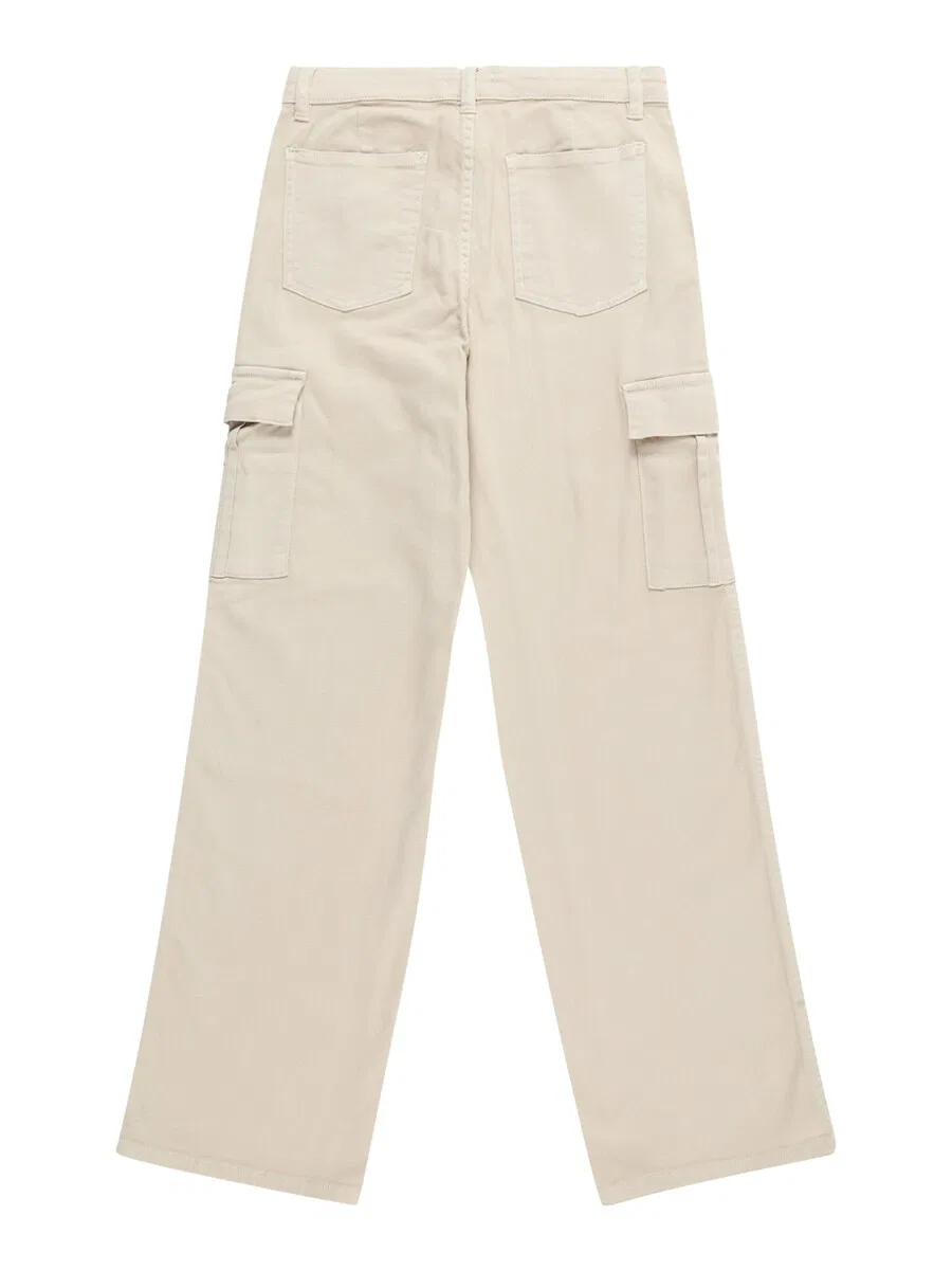 Брюки ONLY GIRLS Regular Pants 'Yarrow-Vox' кремового цвета — фото 2