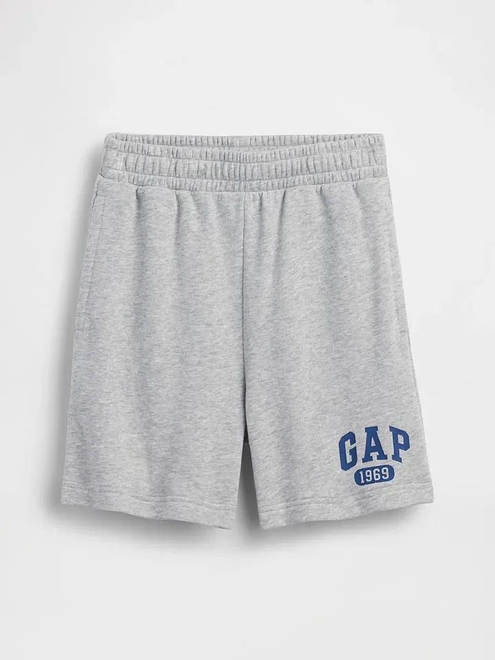 Шорты из футера, серый Gap — фото 3