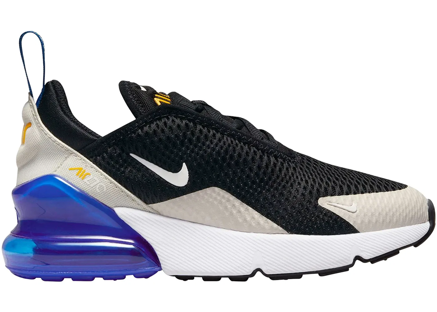 Детские кроссовки Lifestyle Nike Air Max 270, Black/Game Royal/Light Bone/White
