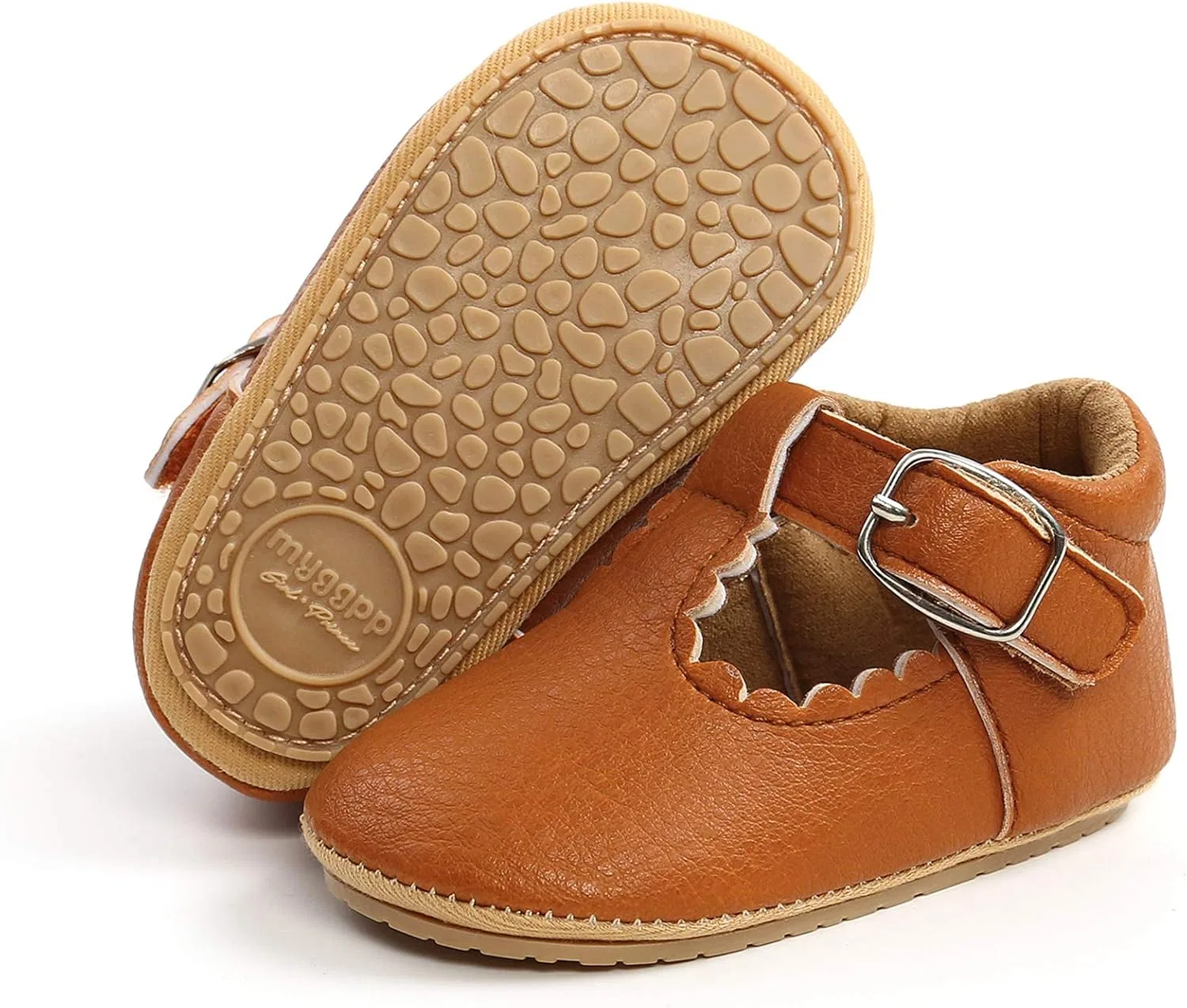 Детские туфли Мэри Джейн для девочек с бантом myppgg, Brown