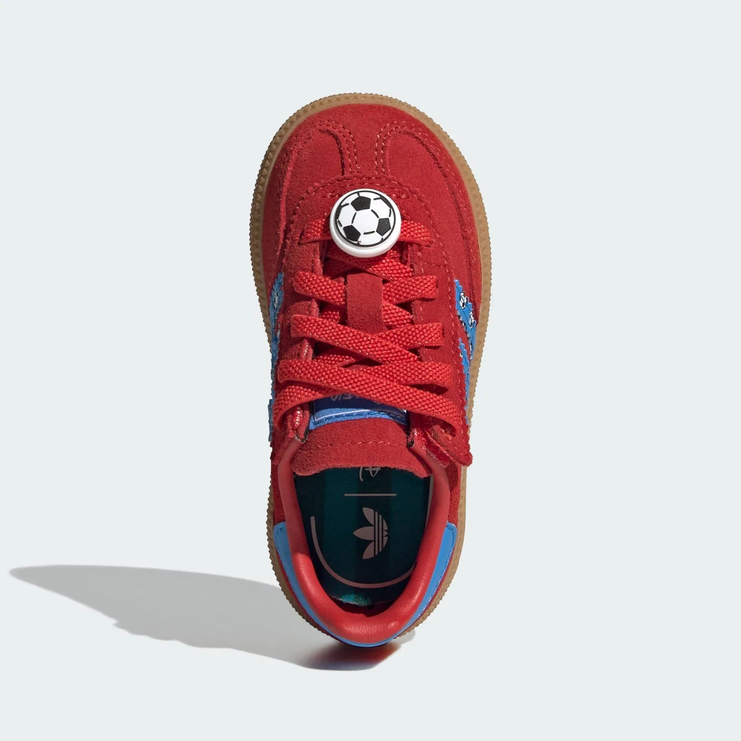Красные кроссовки Adidas Originals Disney Handball Spezial — фото 3