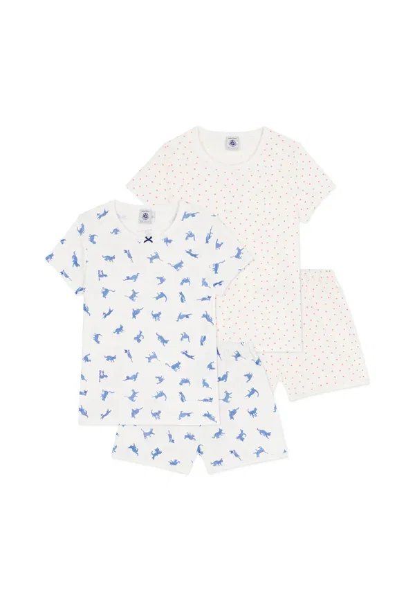 Комплект пижамы из 2 предметов хлопковый Petit Bateau, мультиколор