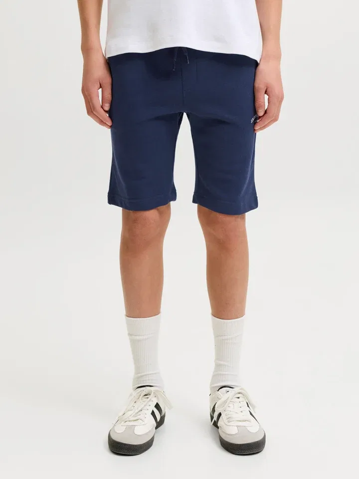 Шорты из футера Gordon Jack & Jones Junior, темно-синий — фото 3