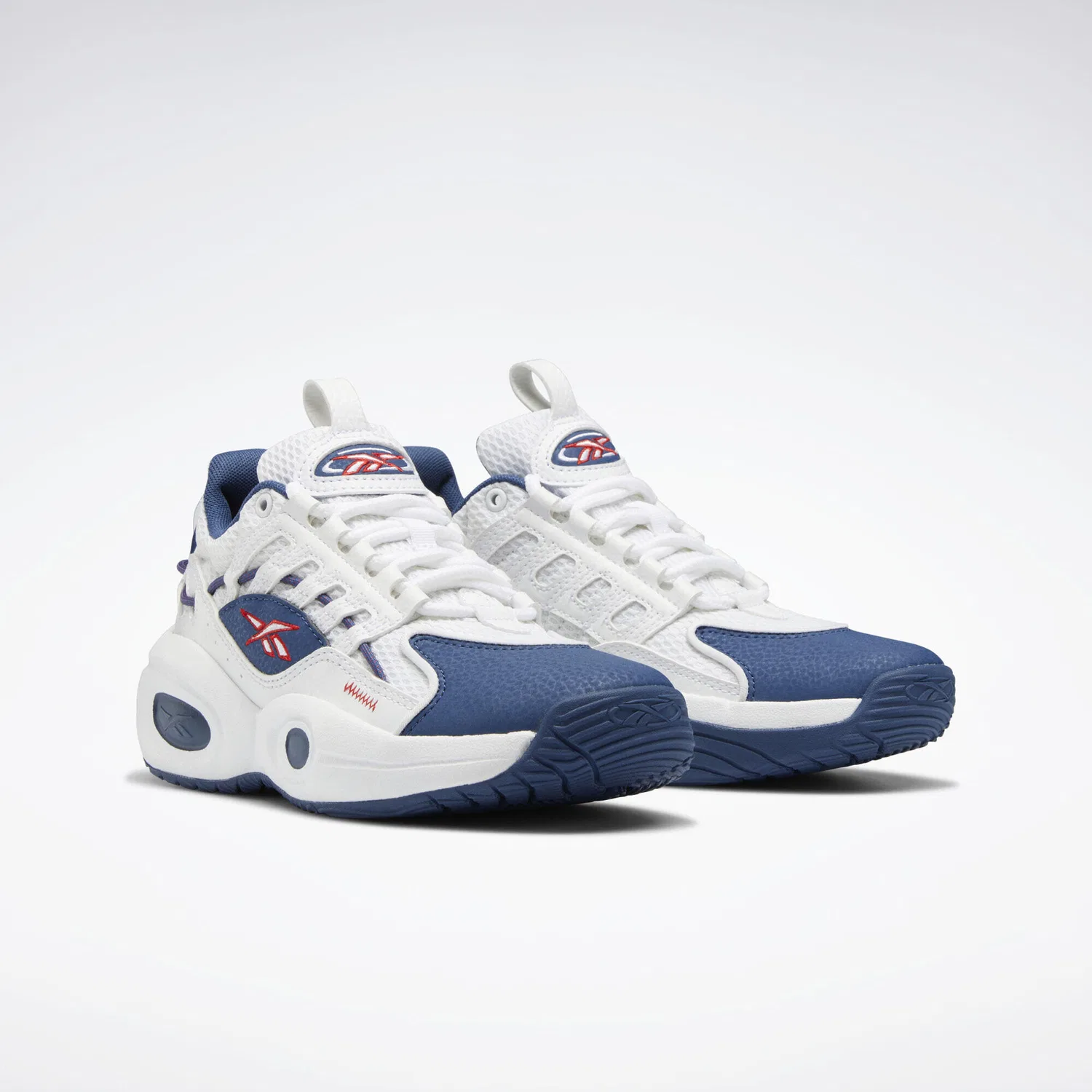 Детские кроссовки с перфорированным верхом Solution Mid Reebok, Weiss — фото 4