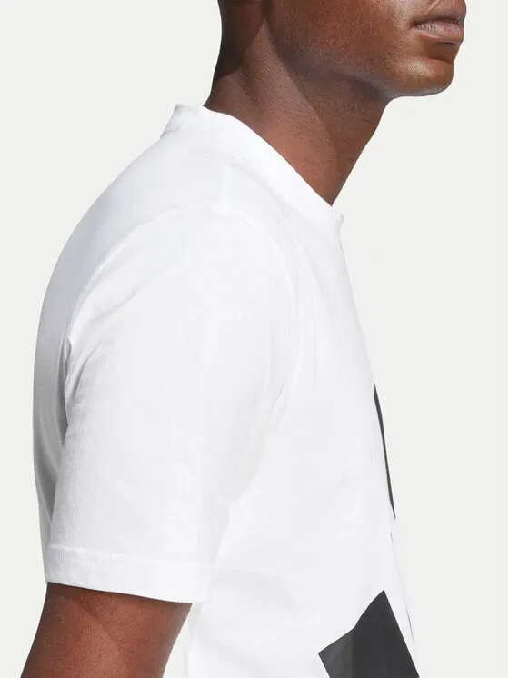 Футболка regular fit Essentials Big Logo Adidas, белый — фото 4