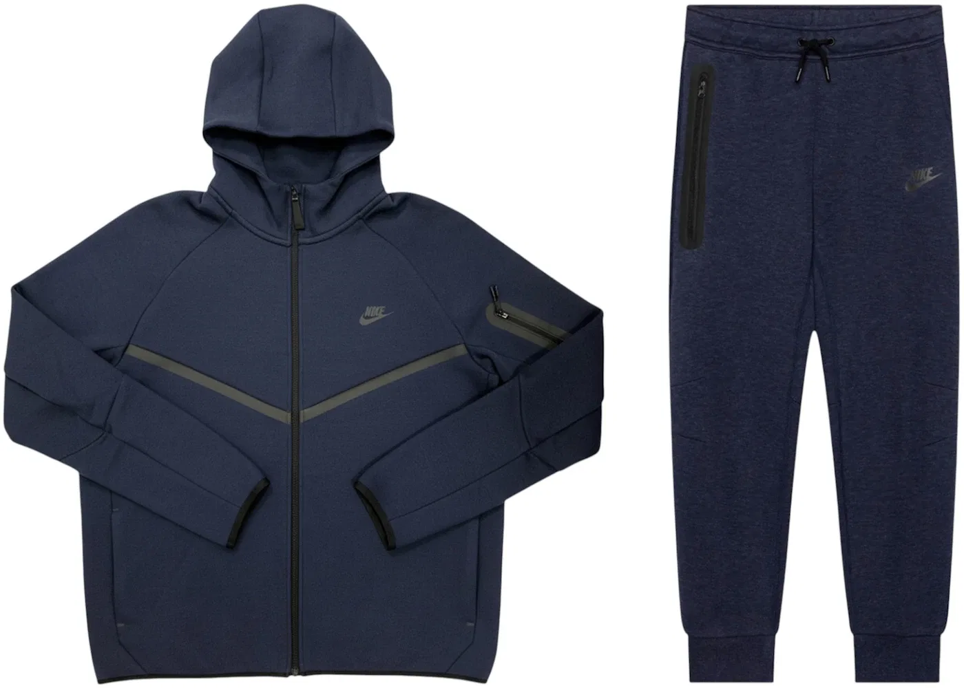 Мужской комплект из худи и джоггеров Tech Fleece Windrunner Nike, Obsidian Black
