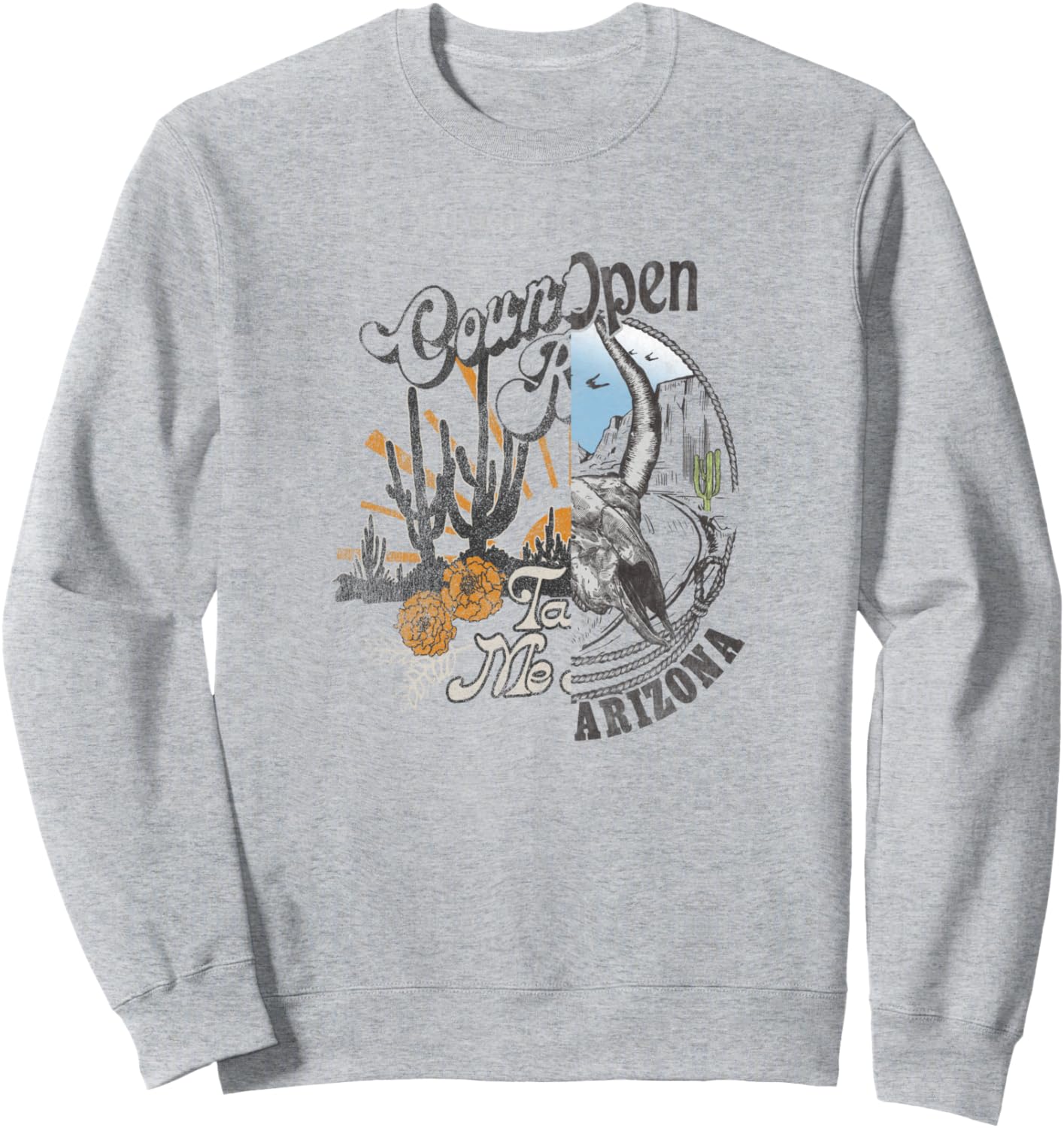 

Толстовка Split Country Mixed Arizona Design, серая Trendy Apparel, Серый, Толстовка Split Country Mixed Arizona Design, серая Trendy Apparel