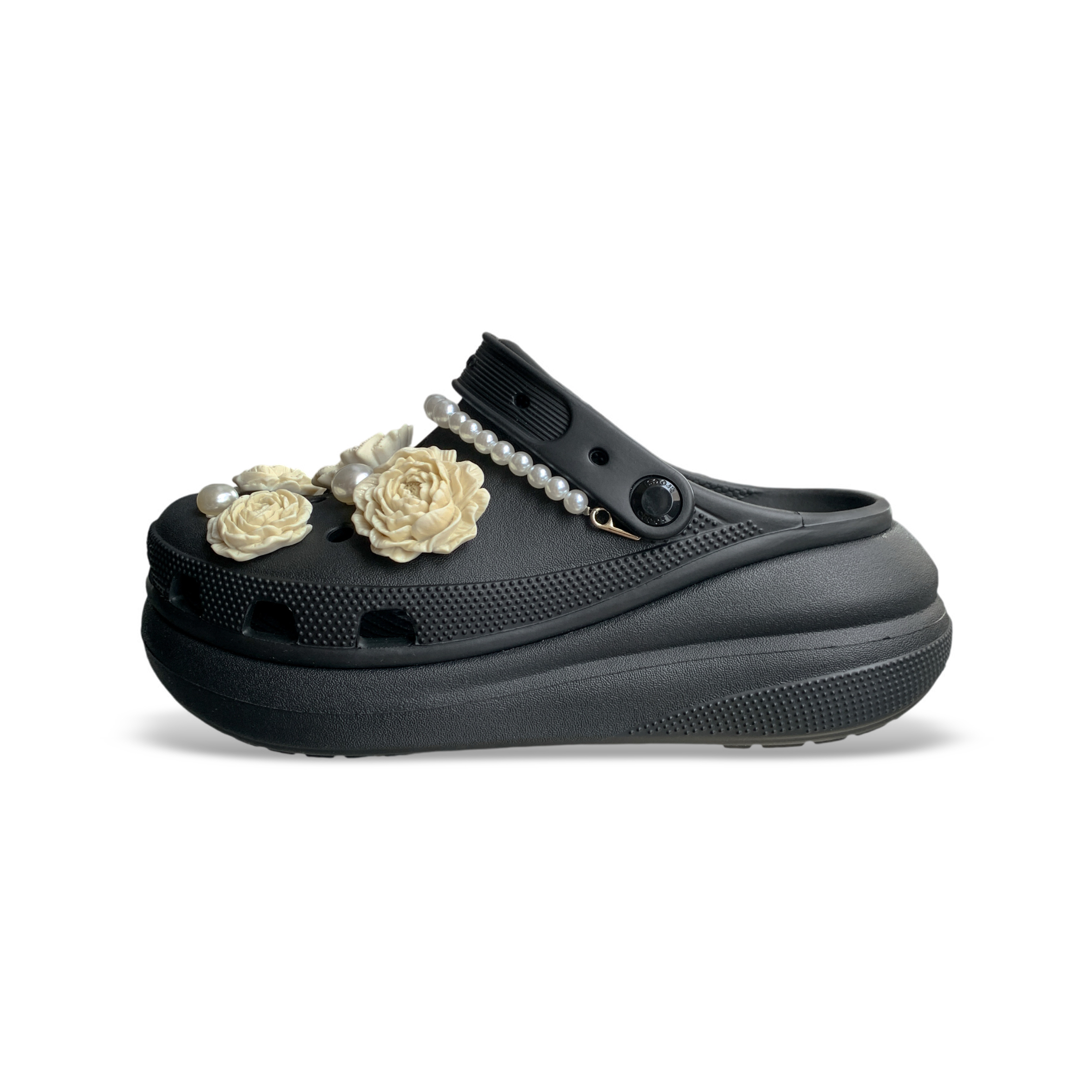 Crocs Классические краш-сабо унисекс, черные