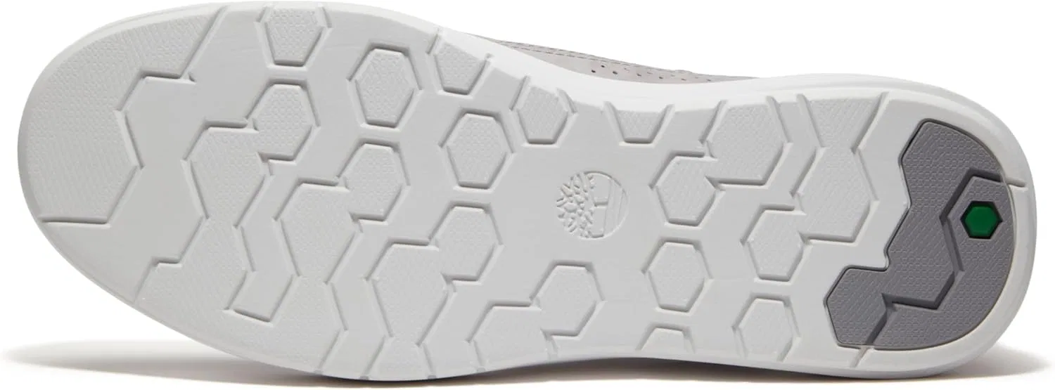 Мужские низкие кроссовки Timberland Allston на шнуровке, Light Grey Nubuck Leather — фото 4