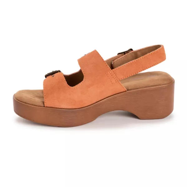 Женские босоножки Calliope с ремешками Muk Luks, цвет natural suede — фото 3