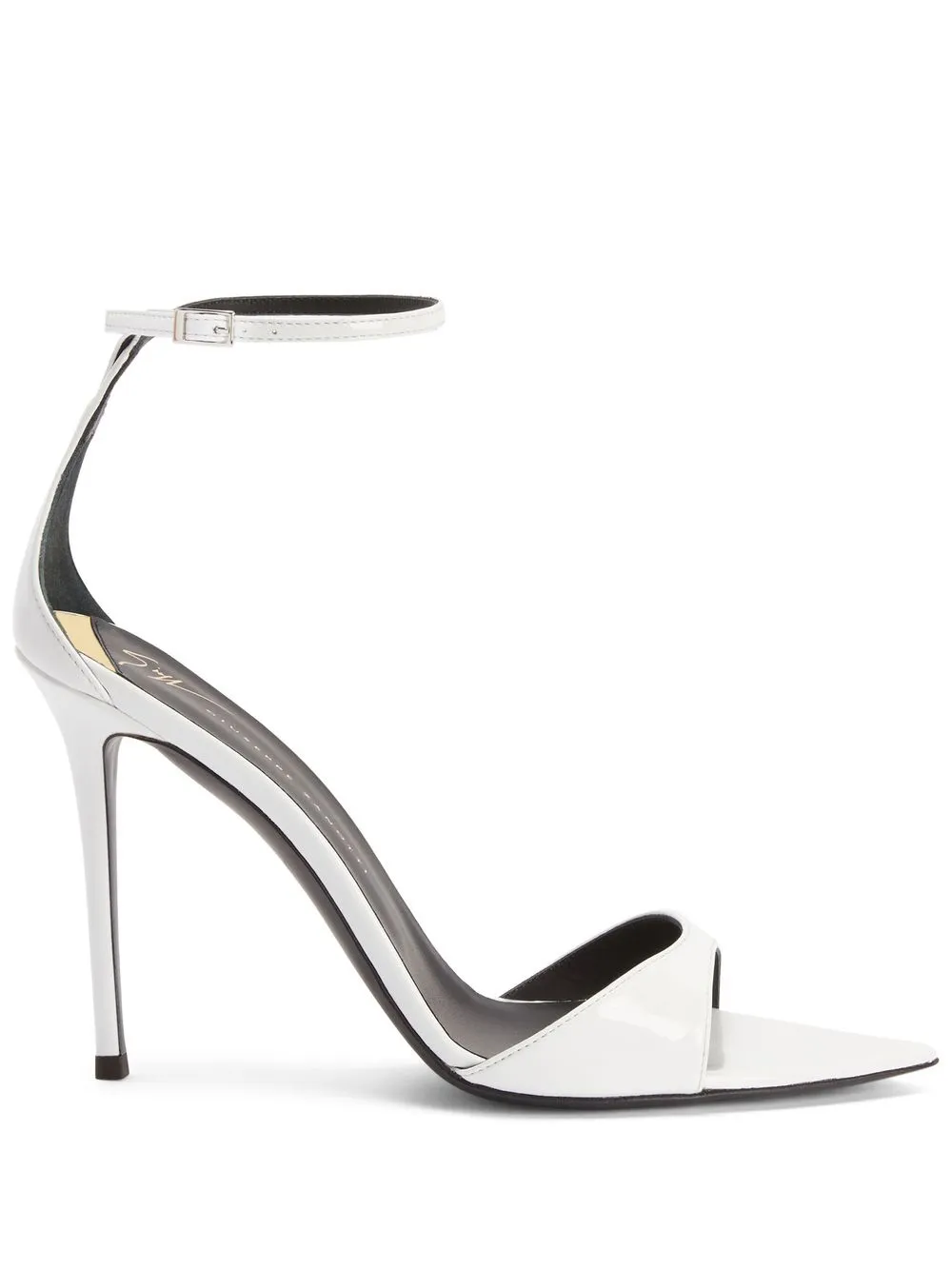 Босоножки на каблуке Giuseppe Zanotti, белый