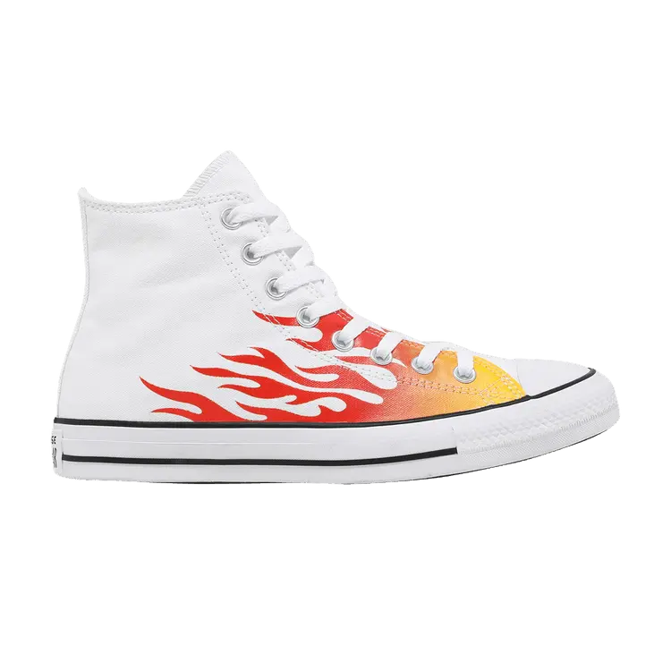 

Кроссовки Converse Chuck Taylor All Star High 'Archive Print - White Flame', белый